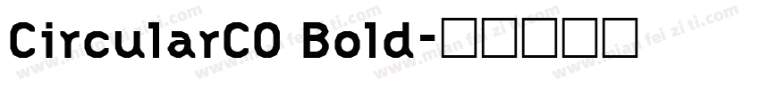 CircularCO Bold字体转换